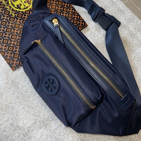 💯 Tory Burch Nylon beltbag (Navy blue) - Picture 2 of 8